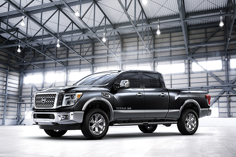 The 2016 Nissan TITAN XD, which made its world debut at the 2015 North American International Auto Show in Detroit, is set to shake up the highly competitive full-size pickup segment when it goes on sale in the United States and Canada beginning in late 2015 - with a bold all-new design that stakes out a unique position in the segment between traditional heavy-duty and light-duty entries.