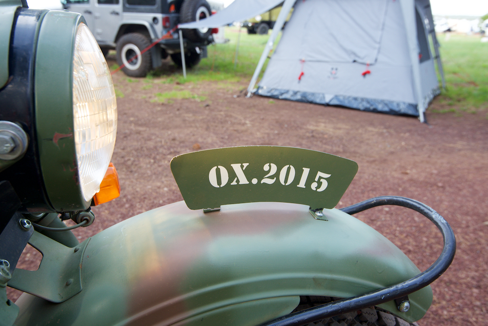 All kinds of special touches for Overland Expo 2015 with the new Oztent Jet Tent F25 looming in the background.