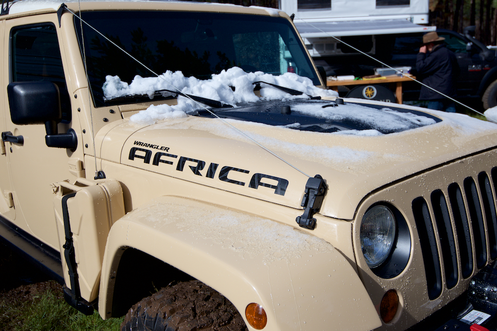 What's not to like about Jeep's concept vehicle the Africa. Longer wheel base, diesel power, a fixed roof, interior volume of a wagon and all sorts of quality touches. It wears a "Safari Rated" badge, but maybe after this weekend it is also "Tundra Rated."