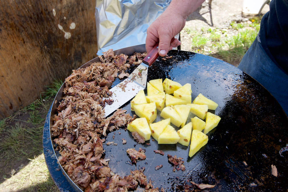 Cam and the crew at Mojoe Outfitters were cooking up tasty treats all weekend on the Mojo Griddle for the masses.