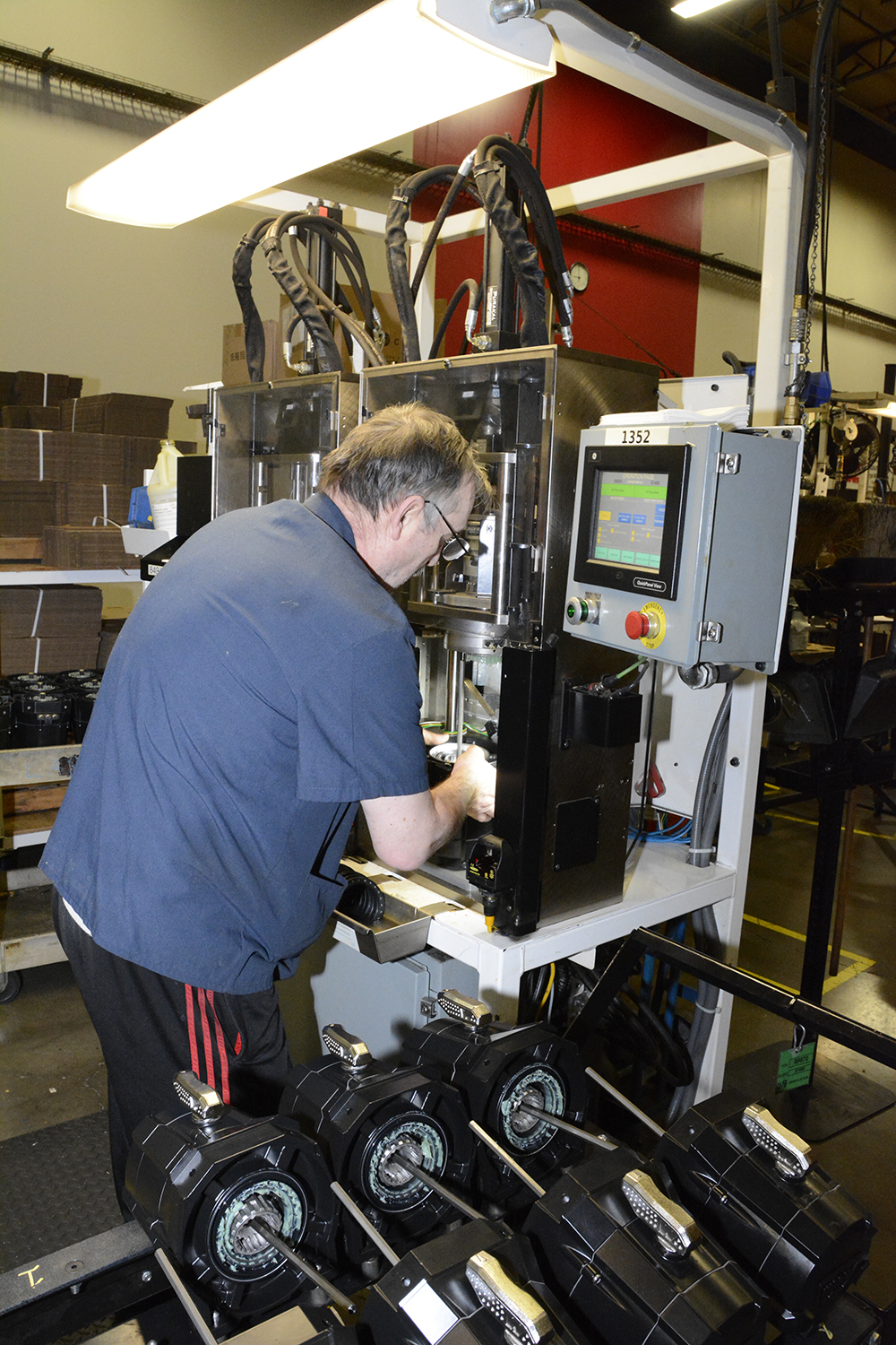 WARN’s newest line of winches, Zeon’s progressing through complex assembly.