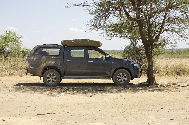 Toyota Hilux in Maasai 