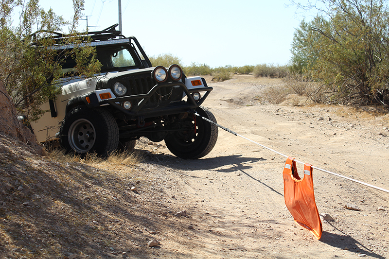 MILE MARKER SEC-12 Pulls Jeep Out From Being Stuck